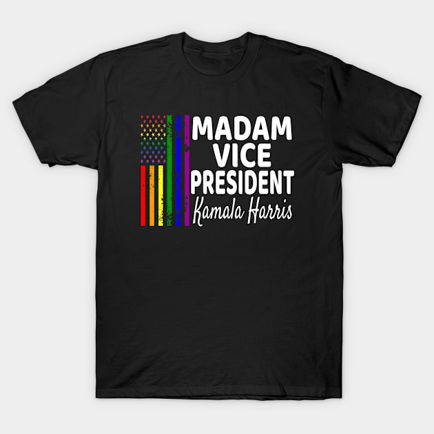 Madam Harris Vice President Kamala MVP T-Shirt by OriginalGiftsIdeas